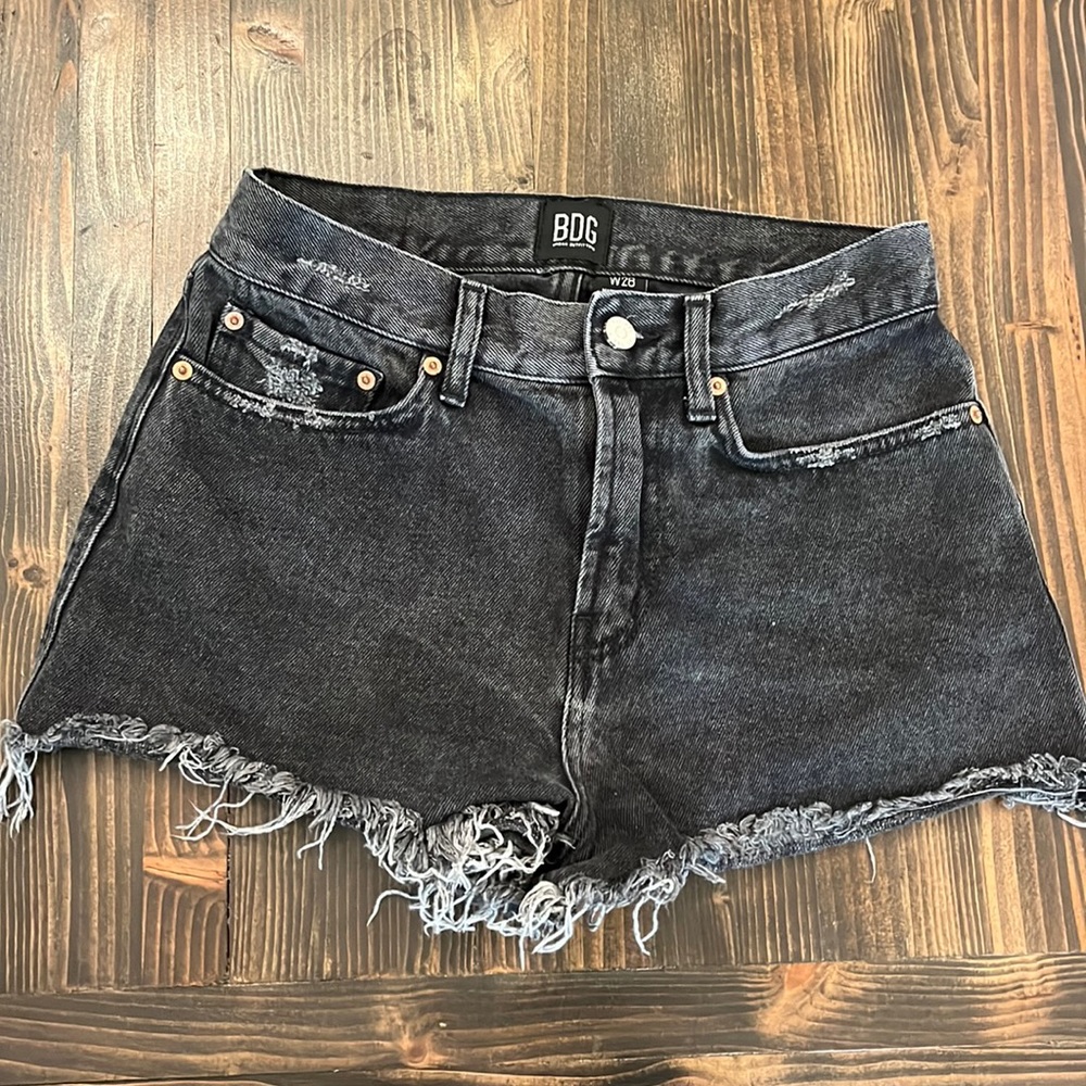 Black Jean Shorts size 28